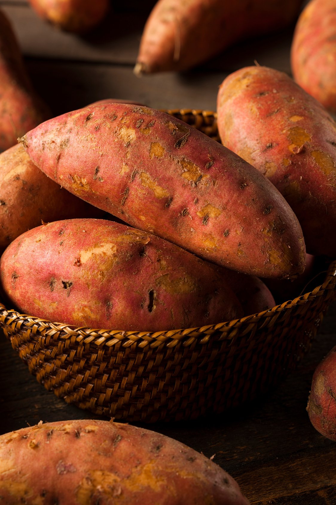 Organic Raw Sweet Potatoes